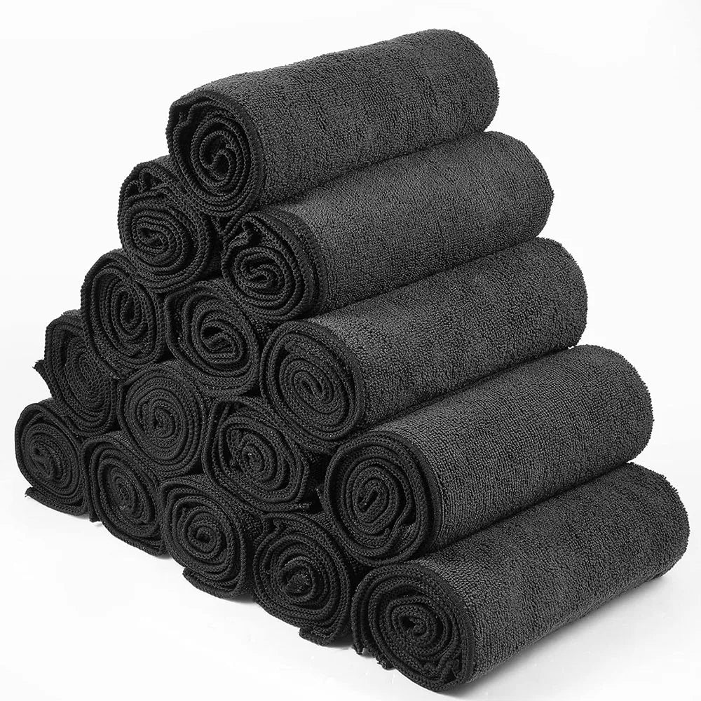 5/10/20PCS Bleach Proof Towels Bulk Microfiber Absorbent Salon Hair Towels Quick Dry Hand Towels for Gym Bath Spa Shaving Barber