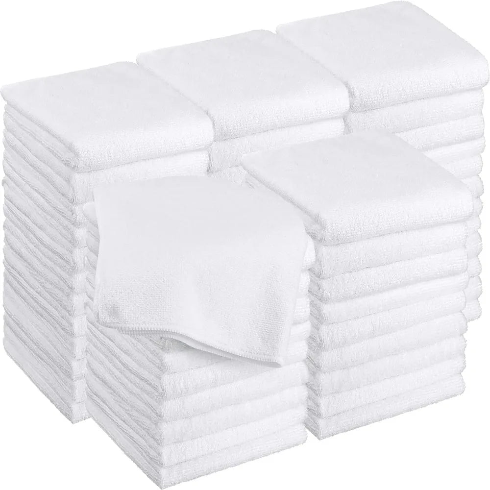 5/10/20PCS Bleach Proof Towels Bulk Microfiber Absorbent Salon Hair Towels Quick Dry Hand Towels for Gym Bath Spa Shaving Barber