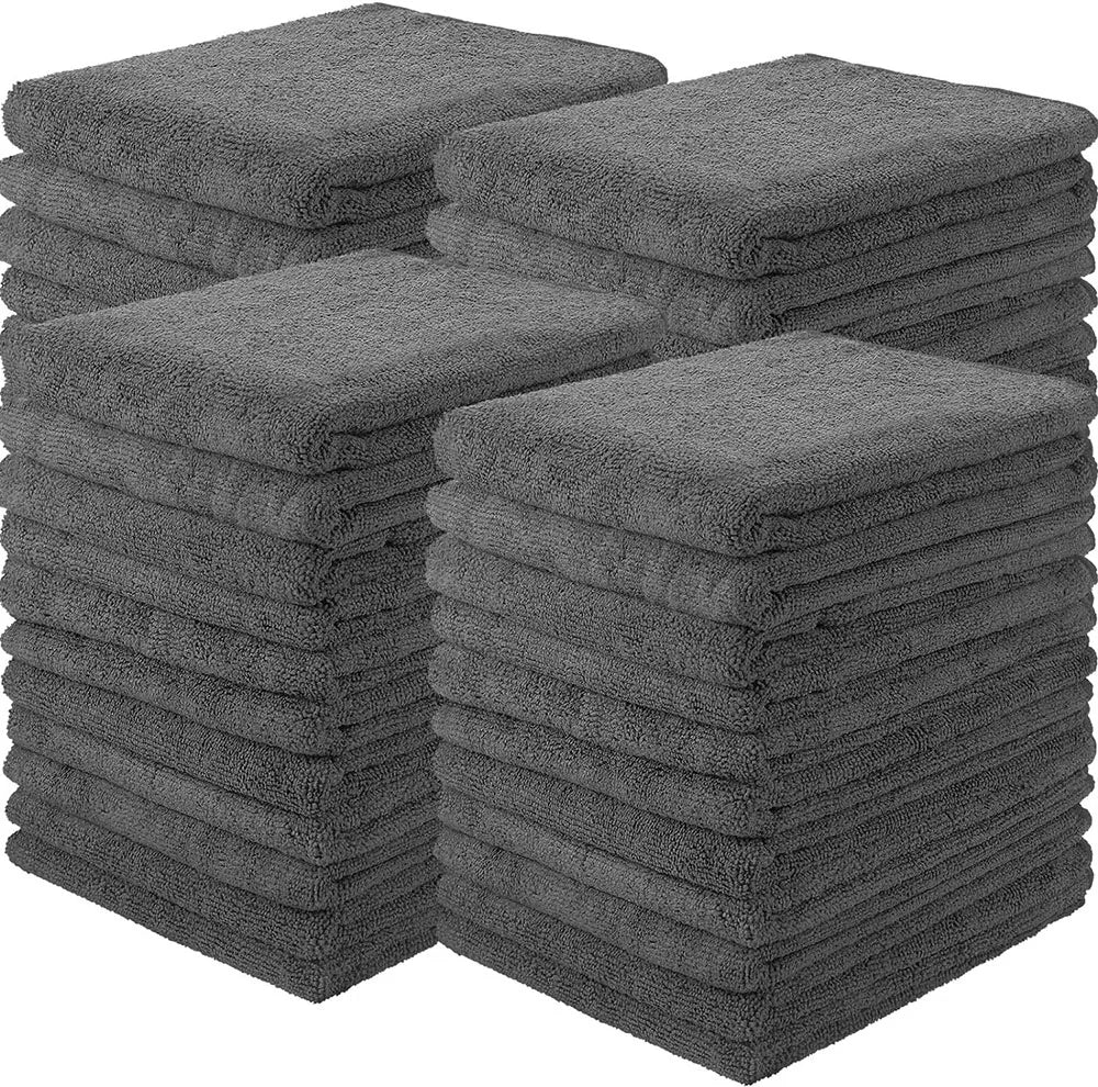 5/10/20PCS Bleach Proof Towels Bulk Microfiber Absorbent Salon Hair Towels Quick Dry Hand Towels for Gym Bath Spa Shaving Barber